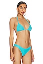view 2 of 4 Isla Bikini Top In Turquoise in Turquoise