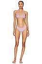 view 4 of 4 Isla Bikini Top In Violet in Violet