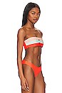 view 3 of 5 HAUT DE MAILLOT DE BAIN BANDEAU COLORBLOCKED in Omni