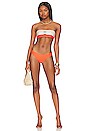 view 5 of 5 HAUT DE MAILLOT DE BAIN BANDEAU COLORBLOCKED in Omni