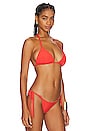 view 2 of 4 Mila Triangle Bikini Top in Passion