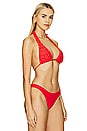 view 2 of 5 Brynn Beaded Halter Bikini Top in Milos
