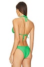 view 3 of 4 Lace Halter Bikini Top in Matcha