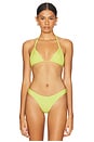 view 1 of 5 Isla Triangle Bikini Top in Lemon Drop