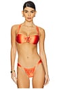 view 1 of 4 Stevie Bikini Top in Tangerine