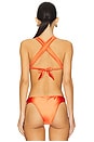 view 3 of 4 Stevie Bikini Top in Tangerine