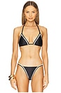view 1 of 4 Raven Triangle Bikini Top in Black
