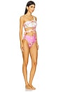 view 2 of 4 One Shoulder Cutout One Piece in Multi