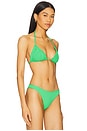 view 2 of 4 Skyla Triangle Bikini Top in Matcha
