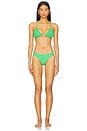 view 4 of 4 Skyla Triangle Bikini Top in Matcha