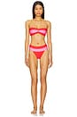 view 4 of 4 Banded Bikini Bottom in Passion