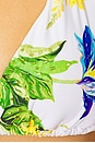 view 5 of 5 Embroidered Triangle Bikini Top in Bluebell