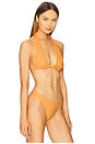 view 2 of 5 Brynn Halter Bikini Top in Orange