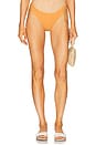 view 1 of 4 Basic Ruched Teeny Bikini Bottom in Orange