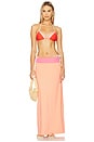view 4 of 4 Thea Triangle Bikini Top in Passion