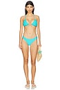 view 4 of 4 Lila Triangle Bikini Top in Salty
