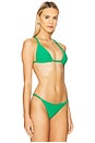 view 2 of 4 Shana Rope Triangle Bikini Top in Seaweed