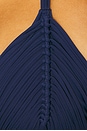 view 5 of 5 Isla Triangle Bikini Top in Navy