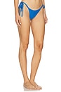 view 2 of 4 Mila Tie Side Teeny Bikini Bottom in Blueberry