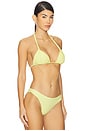 view 2 of 4 Isla Triangle Bikini Top in Buttercup