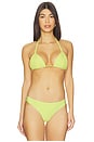 view 1 of 4 Isla Triangle Bikini Top in Buttercup