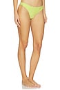 view 2 of 4 BAS DE BIKINI BASIQUE FRONCÉ BASIC RUCHED BIKINI BOTTOM in Buttercup