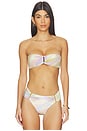 view 1 of 6 Ring Bandeau Bikini Top in Sorrento