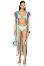 view 4 of 4 HAUT DE MAILLOT DE BAIN TRIANGLE SKYLA in Water