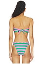 view 4 of 5 HAUT DE MAILLOT DE BAIN BANDEAU ET ANNEAU RING BANDEAU BIKINI TOP in Volley