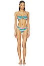 view 5 of 5 HAUT DE MAILLOT DE BAIN BANDEAU ET ANNEAU RING BANDEAU BIKINI TOP in Volley