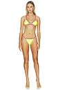 view 4 of 4 HAUT DE MAILLOT DE BAIN CROCHET in Dandelion
