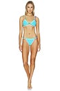 view 4 of 4 BAS DE MAILLOT DE BAIN CROCHET in Pacific Blue