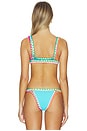 view 3 of 4 HAUT DE MAILLOT DE BAIN CROCHET in Pacific Blue