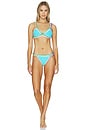 view 4 of 4 HAUT DE MAILLOT DE BAIN CROCHET in Pacific Blue