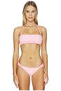 view 2 of 5 HAUT DE MAILLOT DE BAIN FORME BANDEAU STELLA in Pitaya