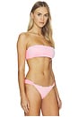 view 3 of 5 HAUT DE MAILLOT DE BAIN FORME BANDEAU STELLA in Pitaya