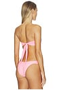 view 4 of 5 HAUT DE MAILLOT DE BAIN FORME BANDEAU STELLA in Pitaya
