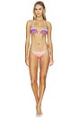 view 4 of 5 BAS DE MAILLOT DE BAIN AVEC LIENS À NOUER TIE SIDE BIKINI BOTTOM in Sunkissed