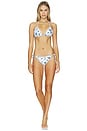 view 5 of 5 PARTE DE ABAJO BIKINI REVERSIBLE ATADO A UN LADO ALICE + OLIVIA in American Beauty