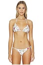 view 1 of 4 HAUT DE MAILLOT DE BAIN TRIANGLE ALICE + OLIVIA in English Rose