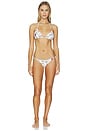 view 4 of 4 BAS DE MAILLOT DE BAIN AVEC LIENS À NOUER CÔTÉS ALICE + OLIVIA in English Rose