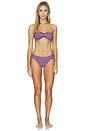view 5 of 5 HAUT DE MAILLOT DE BAIN RÉVERSIBLE ALICE + OLIVIA in Teakwood