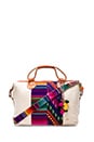 view 1 of 5 BOLSO TOTE MAYA in White & Multi Stripe