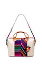 view 2 of 5 BOLSO TOTE MAYA in White & Multi Stripe