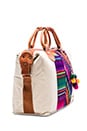 view 4 of 5 BOLSO TOTE MAYA in White & Multi Stripe