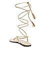 view 3 of 5 Gladiator Sandals in Gold