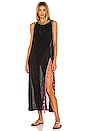 view 1 of 4 Tassel Slit Dress in Black