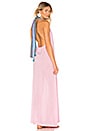 view 1 of 5 Llama Halter Dress in Light Pink