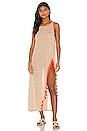 view 1 of 4 VESTIDO MIDI TASSEL in Nude