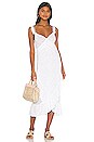 view 2 of 5 Crossover Ruffle Dress in White